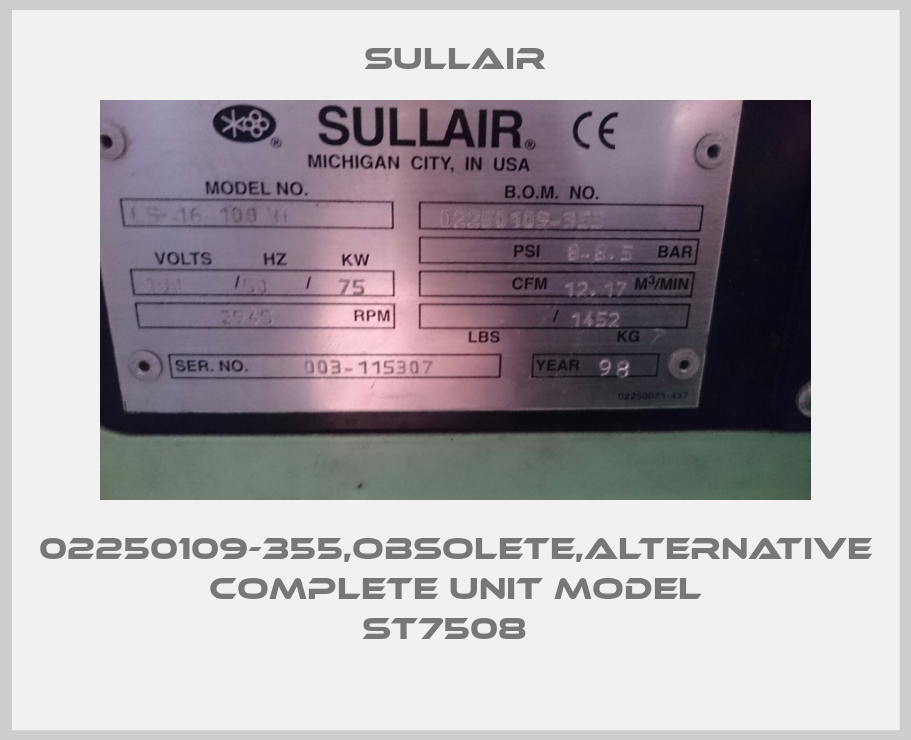 02250109-355,obsolete,alternative complete unit model ST7508  -big