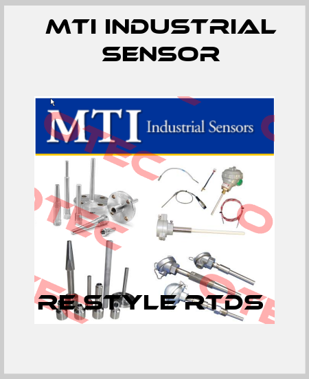 RE STYLE RTDs  MTI Industrial Sensor