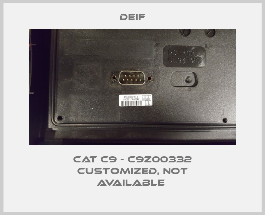 CAT C9 - C9Z00332 customized, not available -big