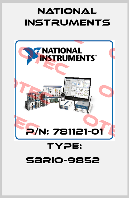 P/N: 781121-01 Type: sbRIO-9852  National Instruments