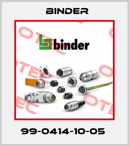 99-0414-10-05  Binder