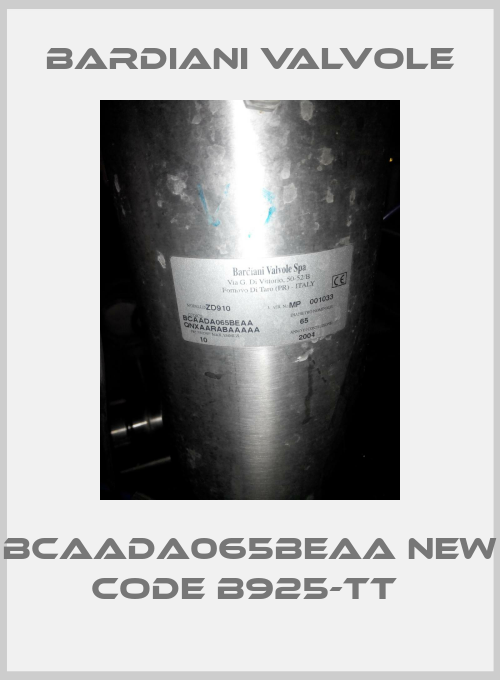 BCAADA065BEAA new code B925-TT -big