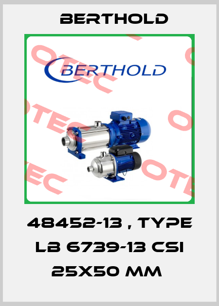48452-13 , type LB 6739-13 CsI 25x50 mm  Berthold