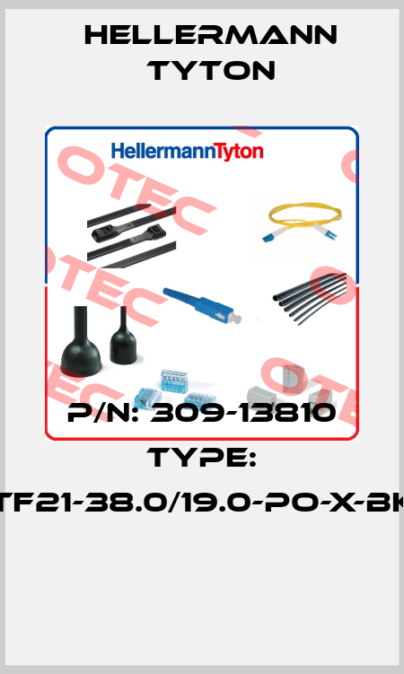 P/N: 309-13810 Type: TF21-38.0/19.0-PO-X-BK   Hellermann Tyton