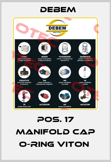 Pos. 17 MANIFOLD CAP O-RING VITON  Debem