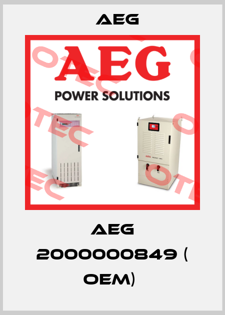 AEG 2000000849 ( OEM)  AEG