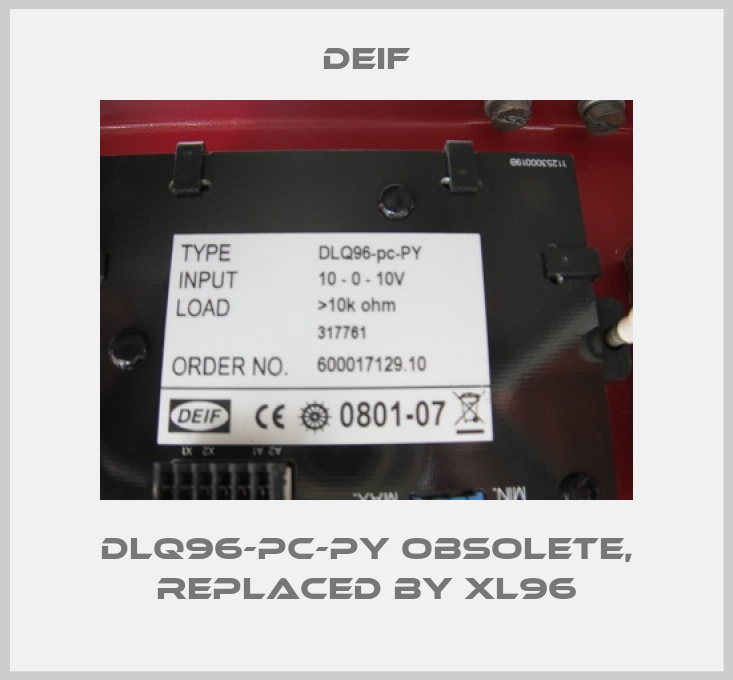 DLQ96-pc-PY obsolete, replaced by XL96-big