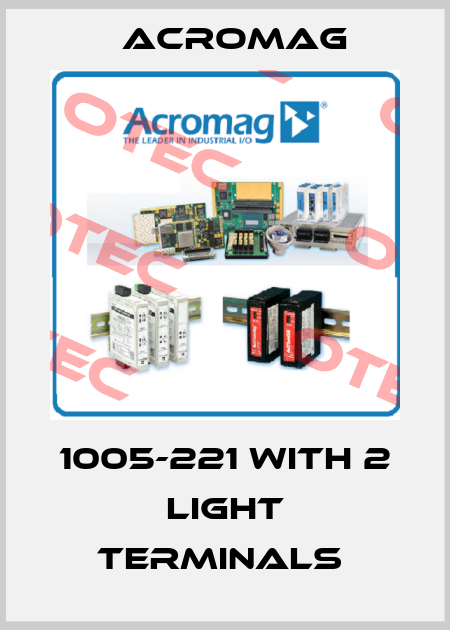 1005-221 With 2 light terminals  Acromag