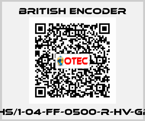 755HS/1-04-FF-0500-R-HV-G2-ST British Encoder