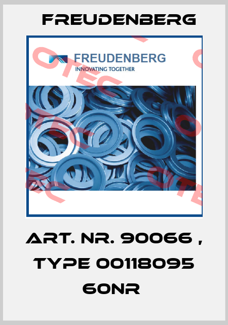 Art. Nr. 90066 , type 00118095 60NR  Freudenberg
