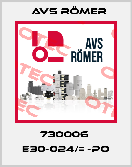 730006  E30-024/= -PO Avs Römer