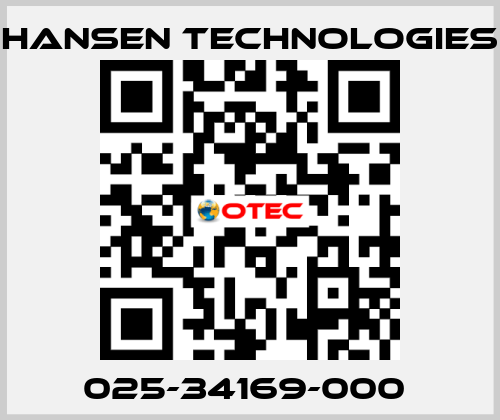 025-34169-000  HANSEN TECHNOLOGIES