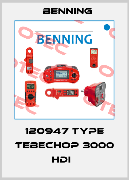 120947 Type TEBECHOP 3000 HDI   Benning