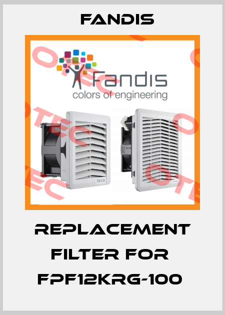 Replacement Filter for  FPF12KRG-100  Fandis