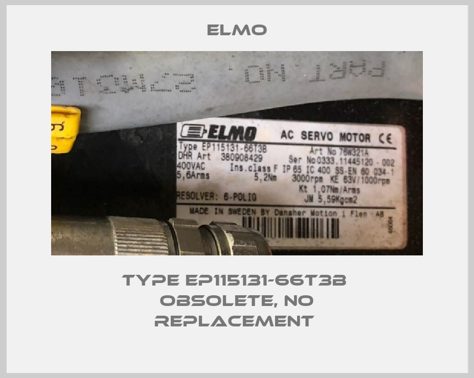 Type EP115131-66T3B  Obsolete, no replacement -big