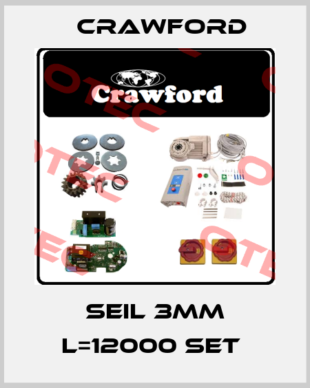 Seil 3mm L=12000 set  Crawford