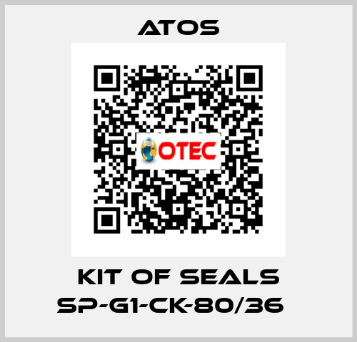 Kit of seals SP-G1-CK-80/36   Atos