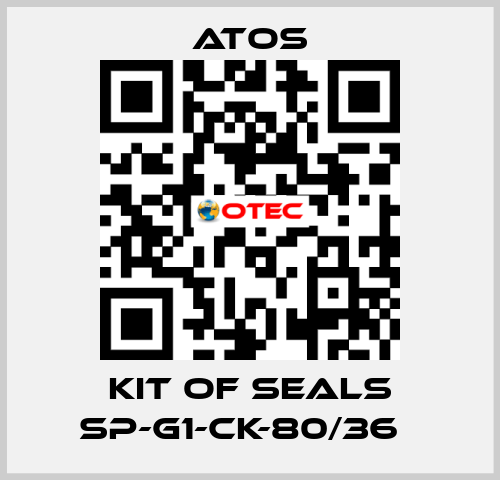 Kit of seals SP-G1-CK-80/36   Atos