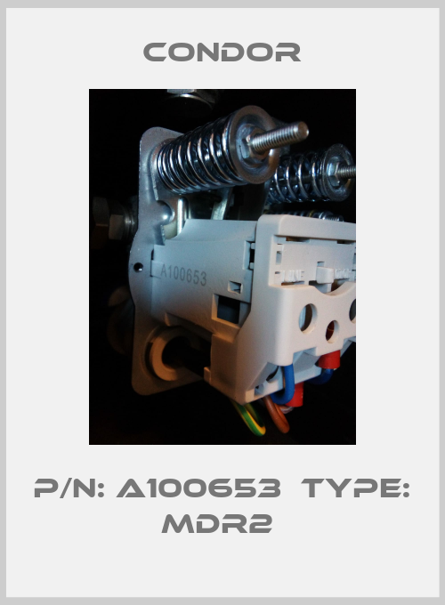P/N: A100653  Type: MDR2 -big
