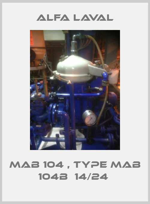 MAB 104 , type MAB 104B‐14/24 -big