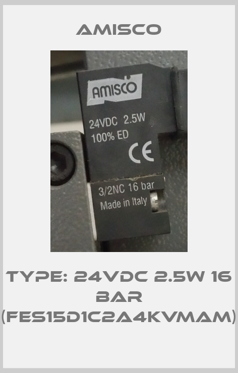Type: 24VDC 2.5W 16 bar (FES15D1C2A4KVMAM)-big