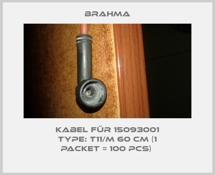 Kabel für 15093001 Type: T11/m 60 cm (1 packet = 100 pcs) -big