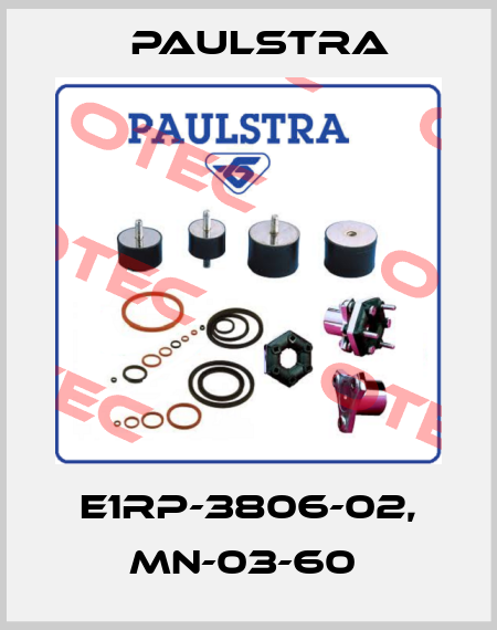 E1RP-3806-02, MN-03-60  Paulstra