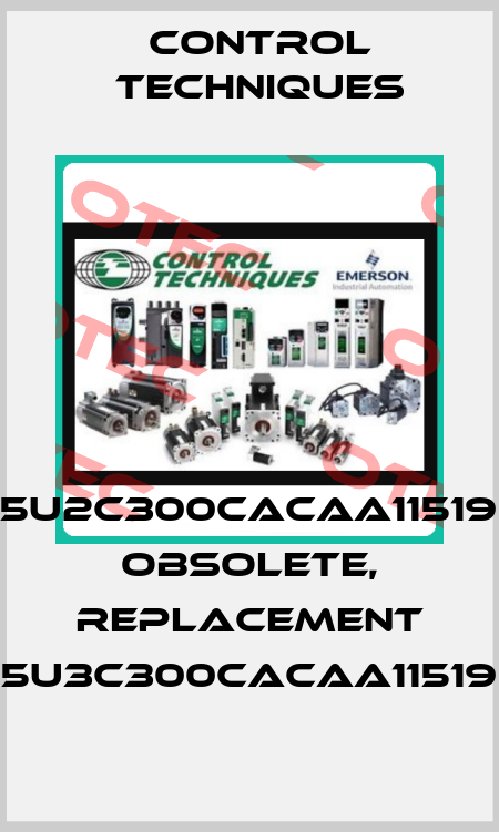 115U2C300CACAA115190 obsolete, replacement 115U3C300CACAA115190 Control Techniques