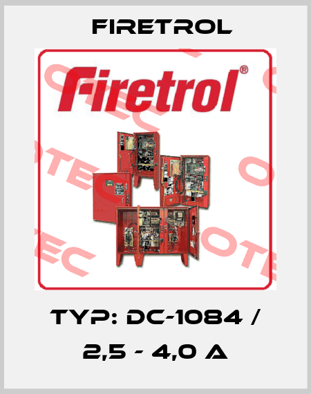 Typ: DC-1084 / 2,5 - 4,0 A Firetrol