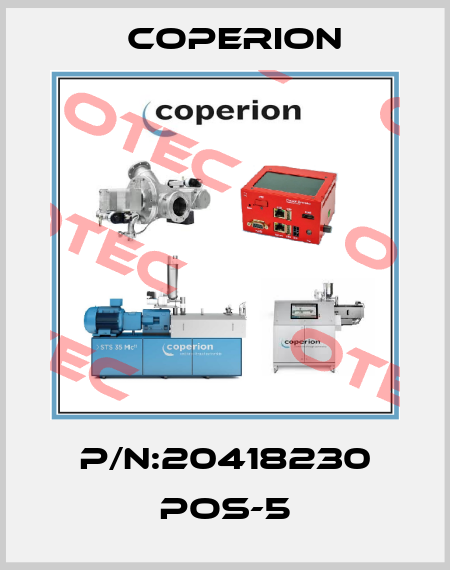 P/N:20418230 POS-5 Coperion