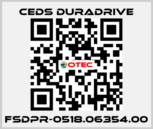 FSDPR-0518.06354.00 Ceds Duradrive