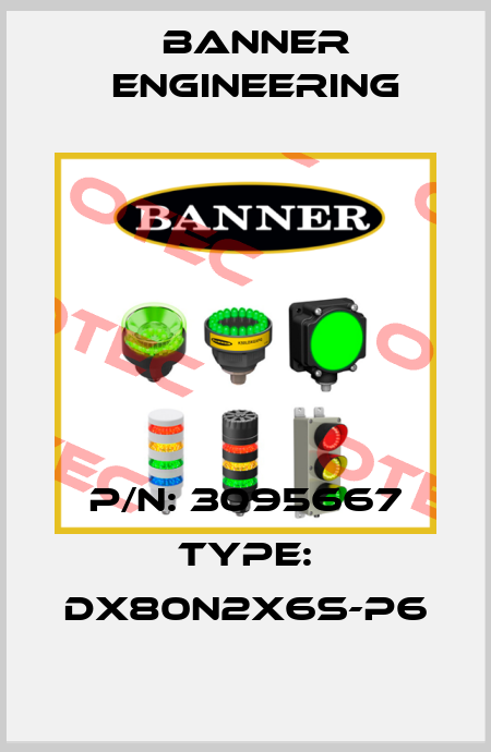 P/N: 3095667 Type: DX80N2X6S-P6 Banner Engineering