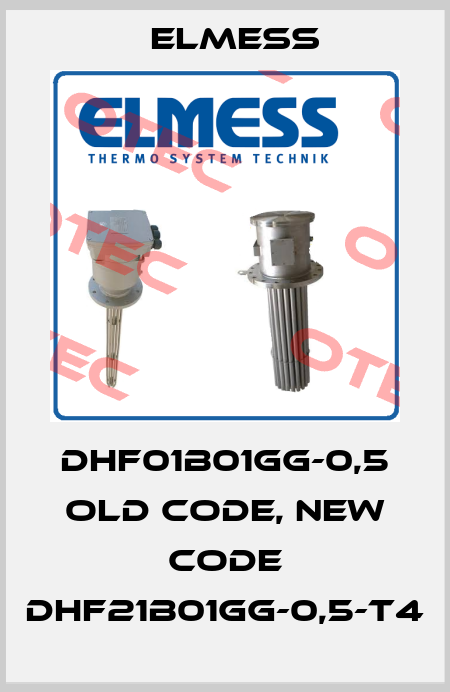 DHF01B01GG-0,5 old code, new code DHF21B01GG-0,5-T4 Elmess
