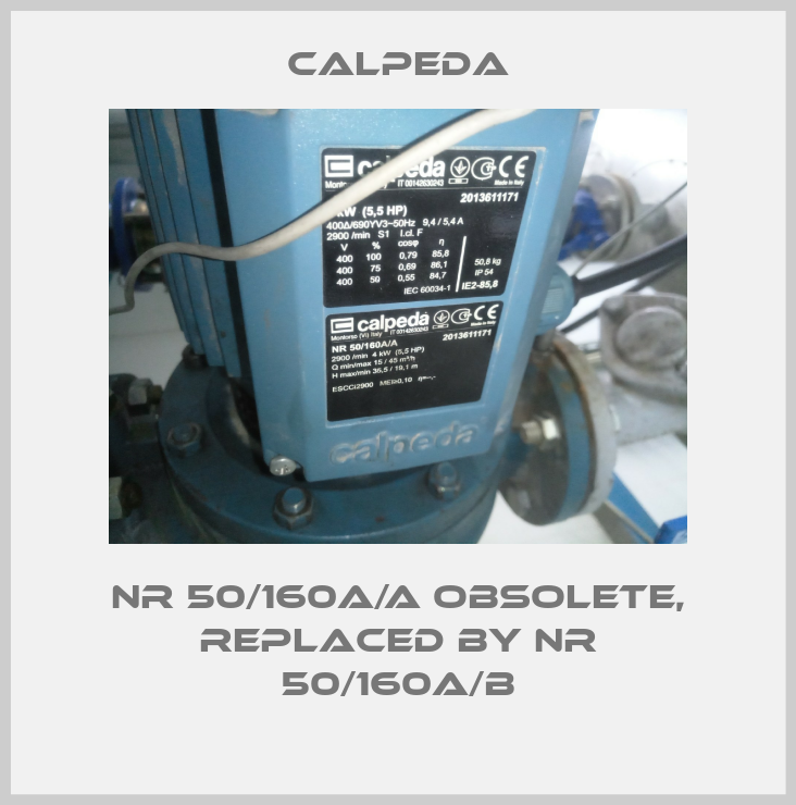 NR 50/160A/A obsolete, replaced by NR 50/160A/B-big