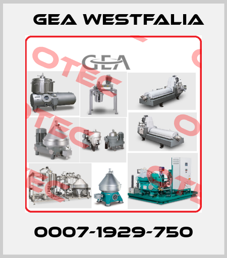 0007-1929-750 Gea Westfalia