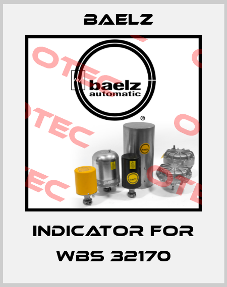 Indicator for WBS 32170 Baelz