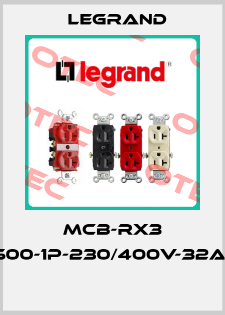 MCB-RX3 4500-1P-230/400V-32A-C  Legrand