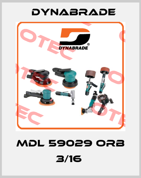 MDL 59029 ORB 3/16  Dynabrade