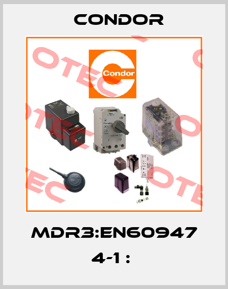 MDR3:EN60947 4-1 :  Condor