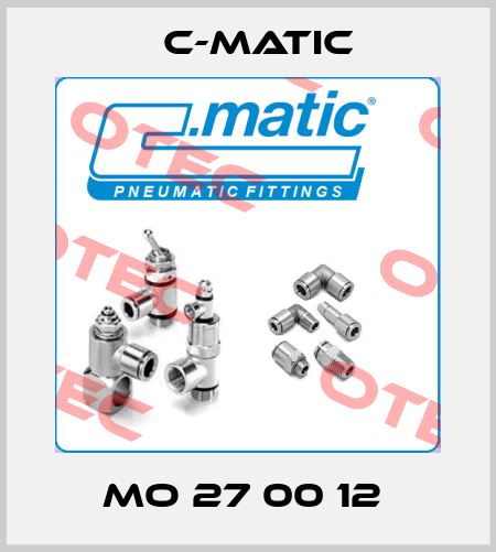 MO 27 00 12  C-Matic
