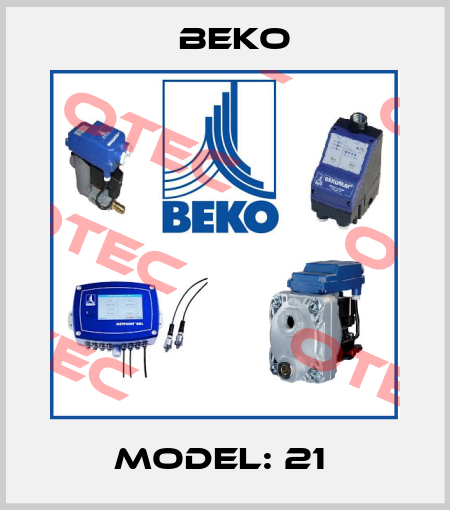Model: 21  Beko
