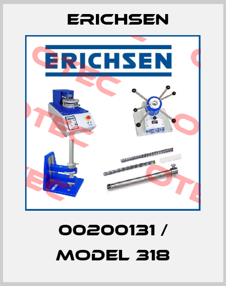 00200131 / Model 318 Erichsen