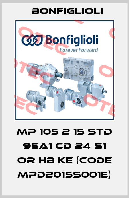 MP 105 2 15 STD 95A1 CD 24 S1 OR HB KE (CODE MPD2015S001E) Bonfiglioli