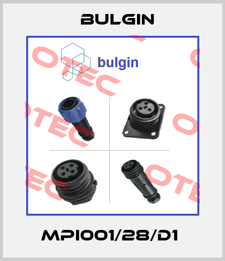 MPI001/28/D1  Bulgin