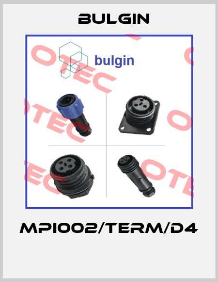MPI002/TERM/D4  Bulgin