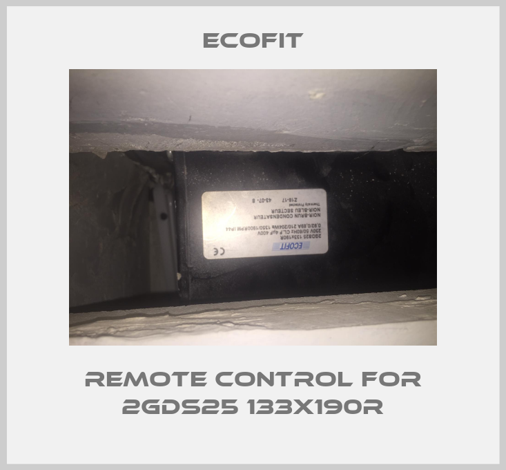Remote control for 2GDS25 133X190R-big