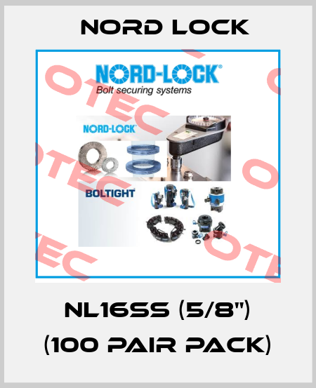 NL16ss (5/8") (100 pair pack) Nord Lock