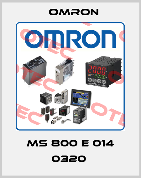MS 800 E 014 0320  Omron