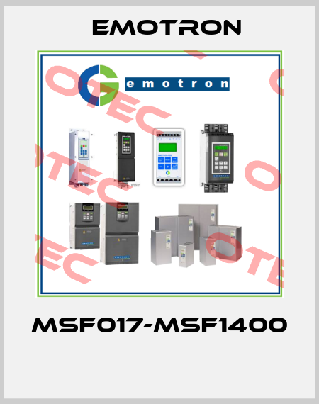 MSF017-MSF1400  Emotron