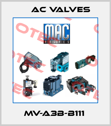 MV-A3B-B111  МAC Valves